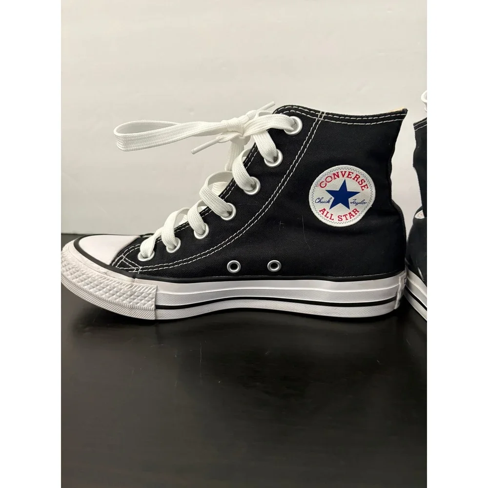 Converse High Top Sneakers Chuck Taylor All Star Size 3M/5W Black Canvas Unisex